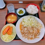 みや古食堂 - ◆国産豚の生姜焼き定食 ¥1,100
            ◆ハムカツ(一品) ¥300
            ※税込
