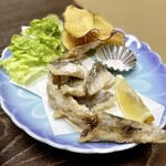 料理旅館 丸寅 - かますの唐揚げ