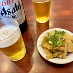 本家 第一旭 - メンマをつまみに銀色のやつ※優勝。