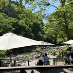 野外テラス 水の音 - 