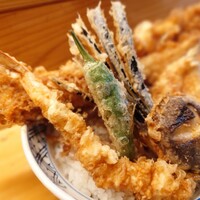 てんぷら石原 - 雅(穴子、海老、キス、椎茸、茄子、しし唐)