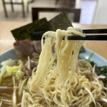 Ramen Shoppu - いつものラーショの麺。