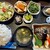 FUKU豆 - 料理写真:鮭のゴマ衣定食　ご飯山盛りです
