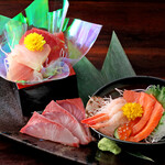 5 kinds of sashimi