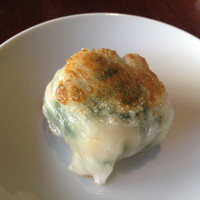 膳處漢ぽっちり - にら饅頭（京都レストランウインタースペシャル　コースの一品）