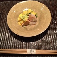 神楽坂 石かわ - あん肝、ハマグリなど黄身酢で♪