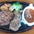 ステーキのどん - 料理写真:日替り3品盛りスペシャルランチ