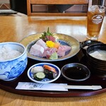 Washoku Kirinoya - 刺身盛り定食　1,200円
