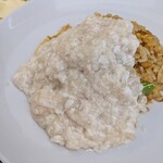 中國料理 聚寳園 - 【2024/4】かにあんかけチャーハン(別角度から)