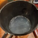 無識庵 越後屋 - そば湯