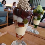 茶寮都路里 大丸東京店 - 特撰都路里パフェ　ほうじ茶