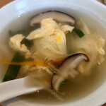 中華トントン - 炒飯セットの玉子スープ