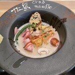 カニ蟹 crab noodle 三宮 - 白蟹noodle 蟹味噌バター仕立て