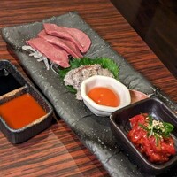 李休 千日前 - 「刺身３種盛り」1518円