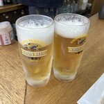 大衆酒場 かど鈴 - 生ビール　¥300