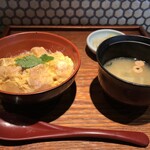 Tamaya - 小親子丼・お味噌汁