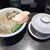 らーめん三極志 - 料理写真:濃厚牡蠣つけ麺・麺大盛り。平打ち麺。
