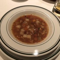 ウルフギャング・ステーキハウス 丸の内店 - ランチセットのミネストローネスープ