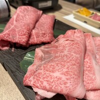 黄金出汁しゃぶと江戸前寿司 肉のあさつ 梅田お初天神店 - 