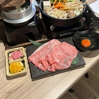黄金出汁しゃぶと江戸前寿司 肉のあさつ 梅田お初天神店 - 