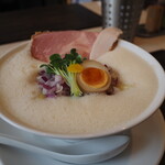 Tori Paitan Awa Ramen Tamaki - 鶏白湯泡ramen～醤油～