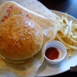 ハンバーガーセット800円です