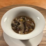 HIGASHITANI  - 茶碗蒸し：猪足と椎茸の茶碗蒸し