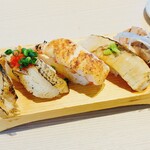 南房総やまと寿司 - 炙り5貫1080円