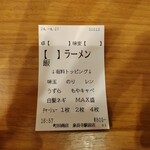 町田商店 - 食券