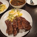 牛たん料理 閣 電力ビル店 - タン、カレー