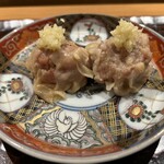 饗 くろ喜 - 名物焼売2個 ¥350（価格は訪問時）