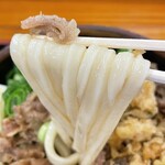 麺処 綿谷 - 肉ぶっかけ¥540内、大¥110内　人気メニューというだけあった。美味い。ネギもめちゃくちゃ美味い。