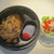すき家 - 料理写真:牛丼ライト シーザーサラダ ランチセット 並盛