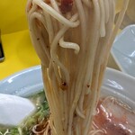 味心 - 辛味タレも麺によく絡む