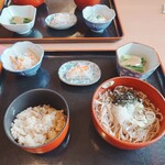 そばの里 けやぐ - ぶっかけそば定食