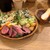 肉と野菜とナチュラルワイン さとう - 料理写真:牛肉の炭火焼きと野菜大盛りセット