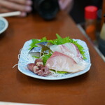 讃岐うどん いわい - 刺身盛り合わせ