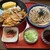 サガミ - 料理写真:煮穴子丼と麺(蕎麦)