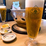 Sumibiyakiniku Nikuno Takumi Hiuchi - まずはハートランドビール