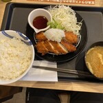 Matsuya - 鬼おろしポン酢ささみかつ定食ご飯特盛