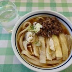 みうらうどん - 肉うどん（500円）