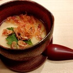 鮨てんび - 桜えびの茶碗蒸し