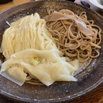 Ramen FeeL - 「FeeLつけ麺スープダブル（醤油/塩）　2200円」