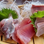 沼津魚市場食堂 - 刺身のアップ