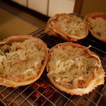 赤坂 きた福 - 甲羅焼き