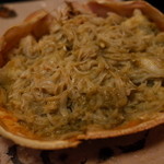 赤坂 きた福 - 甲羅焼き（味噌とほぐし身）