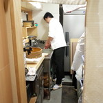 赤坂 きた福 - 厨房