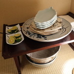 赤坂 きた福 - 蟹の準備