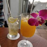 レストラン ラ・マーレ - ★★★マンゴートロピカルアイスティー。薄めのマンゴージュースって感じだけどさっぱりしてて結構好き。