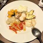 トラットリア チェーロ - 前菜の盛り合わせ